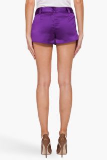 Alice + Olivia Purple Butterfly Shorts for women