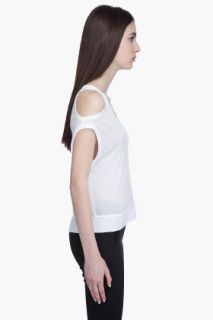 T By Alexander Wang Shoulder Cutout Crop Top for women