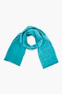 J. Lindeberg Teal Mattia Twill Scarf for men