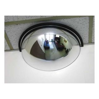 Vision Metalizers Inc DPB1812 Half Dome Mirror, 18In., ABS Plastic