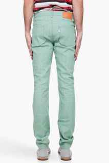 Shipley & Halmos Green Rhodes Jeans for men