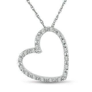 gold 1 10ct tdw diamond heart necklace msrp $ 309 69 today $ 129 99