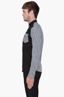Billtornade Black Checkered Dan Shirt  for men
