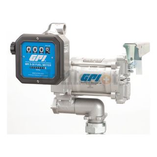 Gpi M 3120 PO/MR 5 30 G8N Pump, Fuel Transfer, 1/3 HP, 115 VDC, 20 GPM