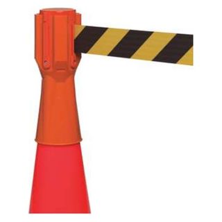 Approved Vendor TC114 30 MAX NO D4X C Traffic Cone Topper, Black/Yellow