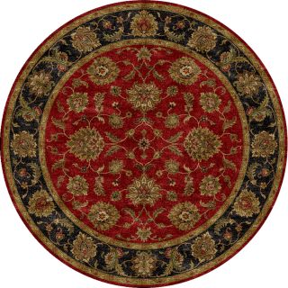 Hand tufted Traditional Red Wool Rug (10 Round) Today $521.99 Sale