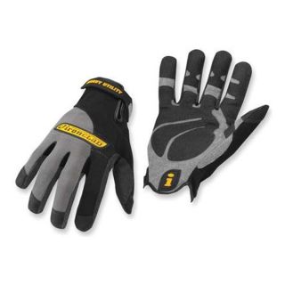 Ironclad HUG 05 XL Mechanics Gloves, Black/Gray, XL, PR