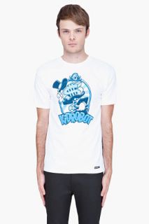 Kidrobot White Mr. Dinero T shirt for men