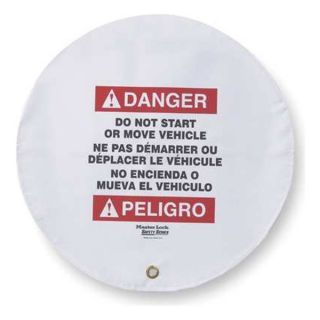 Master Lock 4720 Danger Security Sign, 20 x 20In, Vinyl
