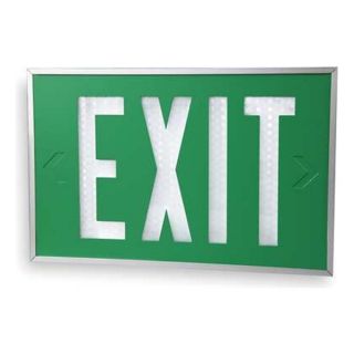 Isolite 2040 01 20 G Self Luminous Exit Sign, 1 Side
