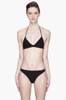 T By Alexander Wang Black Triangle String Bikini Top for women