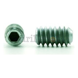 DrillSpot 0141561 #10 32 x 3/8" Zinc Plated Alloy Steel Cup Point Socket Set Screw, Pack of 100