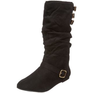 Fahrenheit Womens Izo 03 Faux Suede Slouch Boots