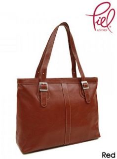Piel Leather Laptop Tote 2761 Womens Clothing