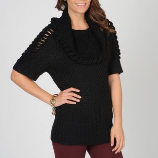 AnnaLee + Hope Womens Cowl Neck Chunky Sweater