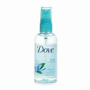 Dove go fresh Body Mist, Refreshing Waterlily & Freshmint
