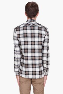 Paul Smith Jeans Brown Plaid Tailored Fit Shirt for men