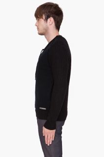 Diesel Black K ieena Knit Sweater for men