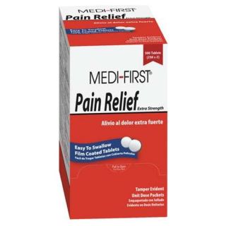 Medi First 81133 Pain Relief, Tablets, PK100