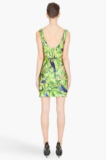 We Are Handsome Green Jungle print Stretch Dress for women