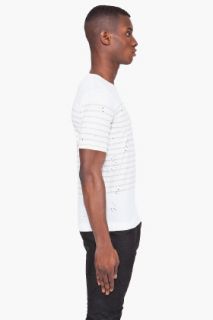 Diesel Black Gold Perforated Toricy cadet T shirt for men