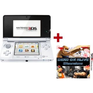 3DS BLANC ARCTIQUE + DEAD OR ALIVE DIMENSIONS   Achat / Vente DS 3DS