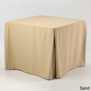 Macel & Company Eva Basic 34x34 inch Square Fitted Tablecloth