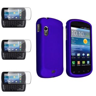 Blue Case/ LCD Protector for Samsung Stratosphere i405
