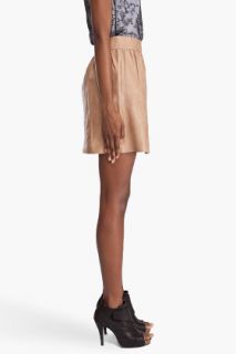 Alice + Olivia Leather Tulip Skirt for women