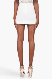 Vanessa Bruno Ivory Tone Jacquard Mini Skirt for women