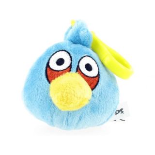 Peluche Angry Bird Clip On 6cm (Couleur Bleue)   Achat / Vente