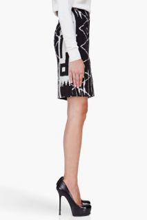 ALTUZARRA Charcoal Jacquard Harold Skirt for women