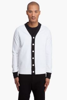 Y 3 Ft White Cardigan for men