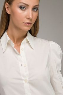 Just Cavalli  Off White Bell Sleeve Shirt for women