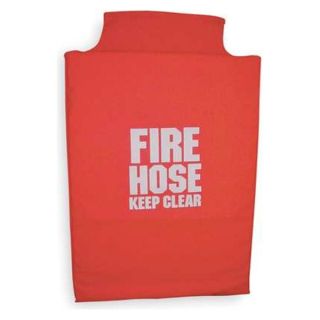 Moon American 132 2 Fire Hose Cover, 24 In.L, 6 In.W, Red