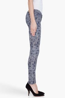 Iro Navy Leopard Janina Jeans for women