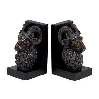 Urban Trends Collection 7 inch Resin Bookends