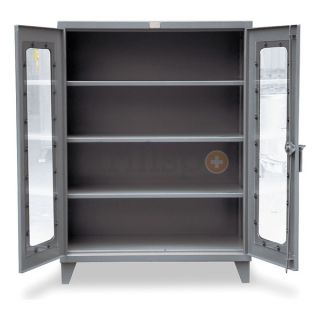 Strong Hold 45 LD 243 Storage Cabinet, Welded, Dark Gray