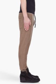 Robert Geller seconds Clay Reverse Cropped Lounge Pants for men
