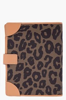 Mulberry Padlock Notebook Cover Leopard Scotchgrain for women