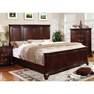 Enitial Lab Sky Classic Cherry Finish Queen size Bed