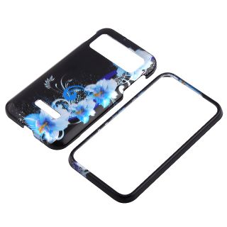 Blue Flowers Snap on Case for Samsung Captivate Glide i927