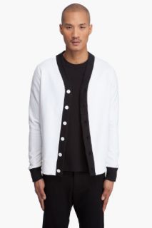 Y 3 Ft White Cardigan for men