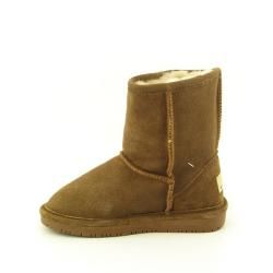 Bearpaw Emma Girls Brown Hickory/Champagne Winter Boots