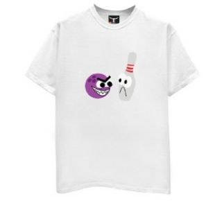 Cartoon Bowling Ball & Pin T Shirt Clothing