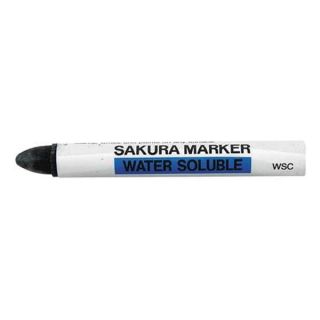 Sakura WSC 49 Removable Crayon Marker, Black, Pk 10