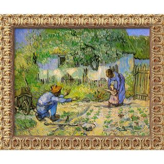 Vincent Van Gogh First Steps Framed Canvas Art