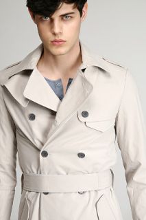 Shades Of Grey By Micah Cohen  Cain Stone Trench for men