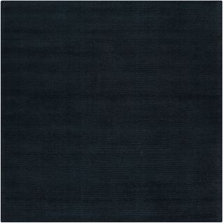 Hand crafted Navy Blue Solid Causal Doxo Wool Rug (8 Square) Today $