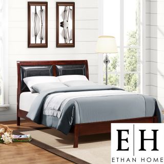 ETHAN HOME Filton Faux Leather Upholstered Queen size Bed Today $389